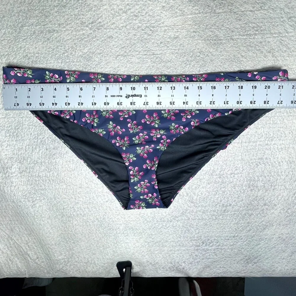 J.Crew‎ Hipster Bikini Bottom In Twilight Berry For Women Size 3X NEW BE726 NAV